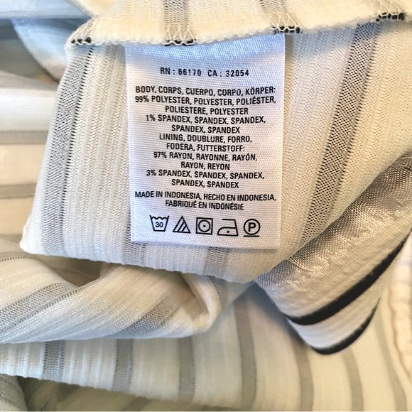 Anthropologie Maeve Mitred Diamond Striped Dress Size 6 - Picture 11 of 11